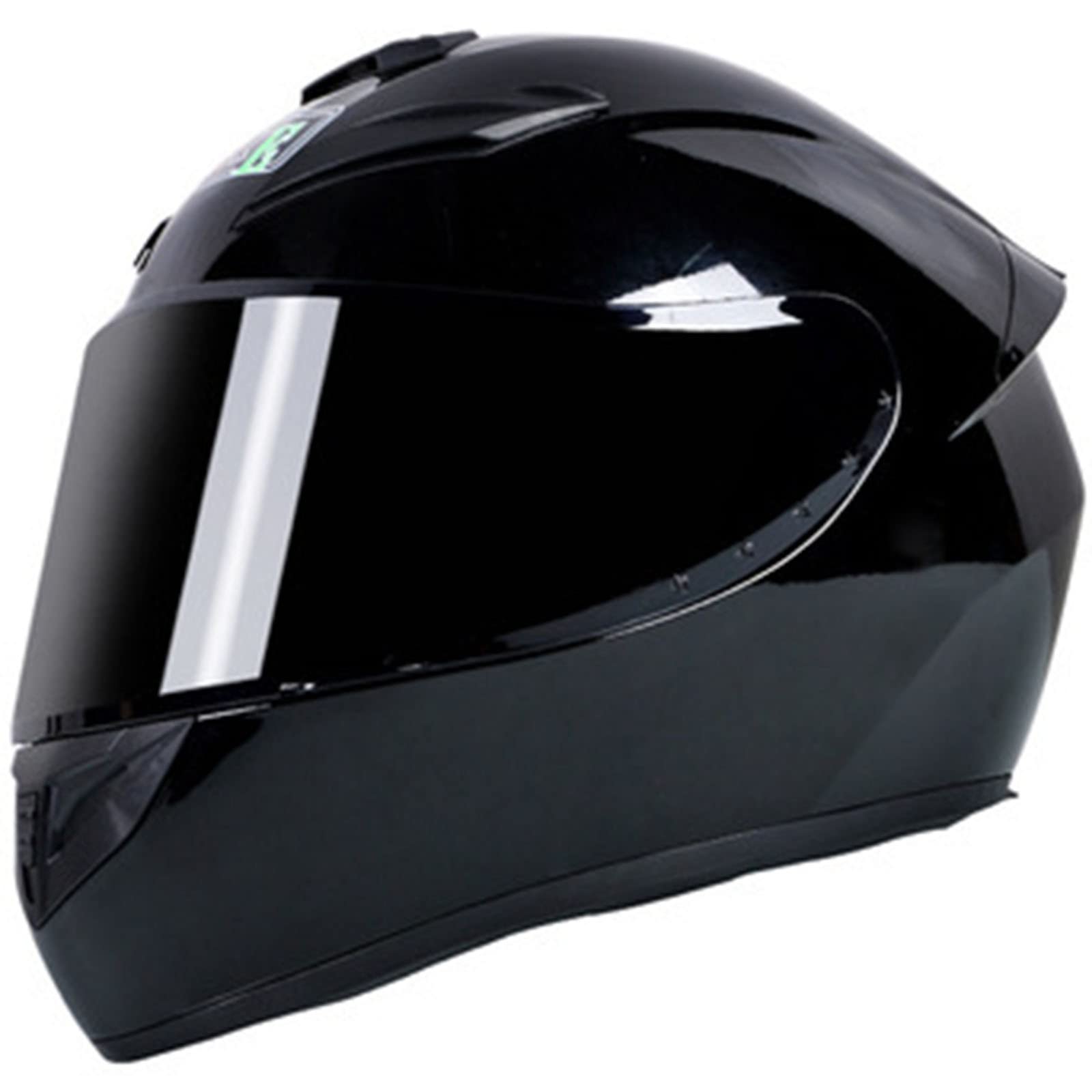 Motorradhelm Integralhelm Helm ECE Genehmigt Rollerhelm mit Doppelsonnenblende Full face Motorrad Helm für Erwachsene Männer Women für Erwachsene Männer Women H,L von YMCXZDP