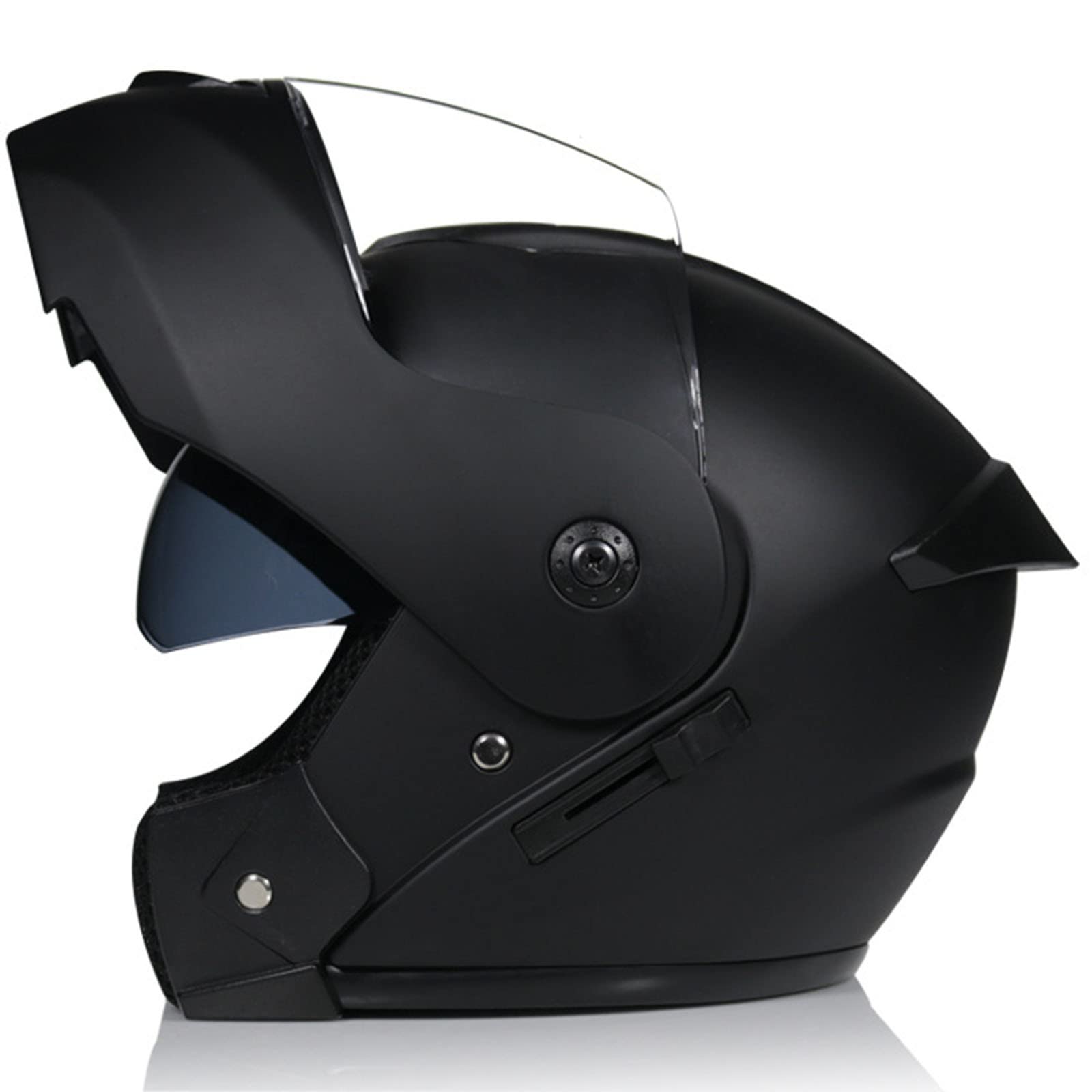 Motorradhelm Klapphelme Integrierter Helm DOT/ECE Zertifiziert Integralhelme mit Doppelvisier Outdoor Motocross Schutzhelm Motorrad Für Cruiser Männer Damen A,XL von YMCXZDP