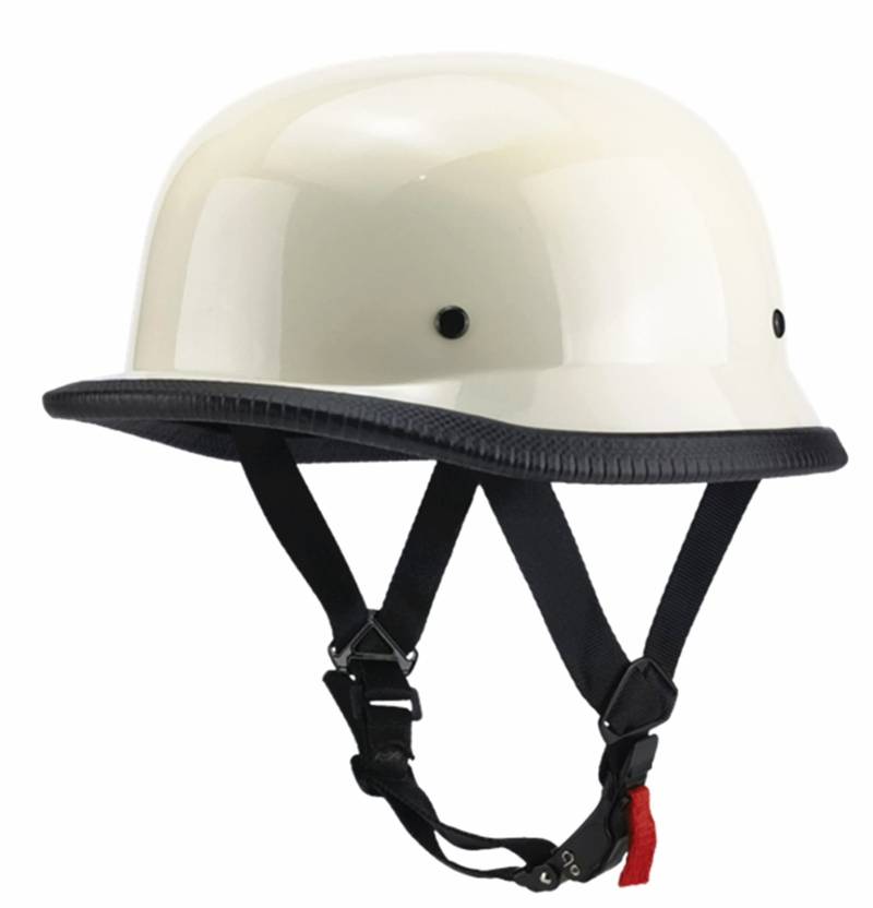 Motorradhelm Motorrad Half Helm Bike Helm Roller Scooter Helm Mofa-Helm Chopper Retro Cruiser Straßenreiten Halbschalenhelm ECE/DOT Zertifiziert für Herren und Damen F,M von YMCXZDP