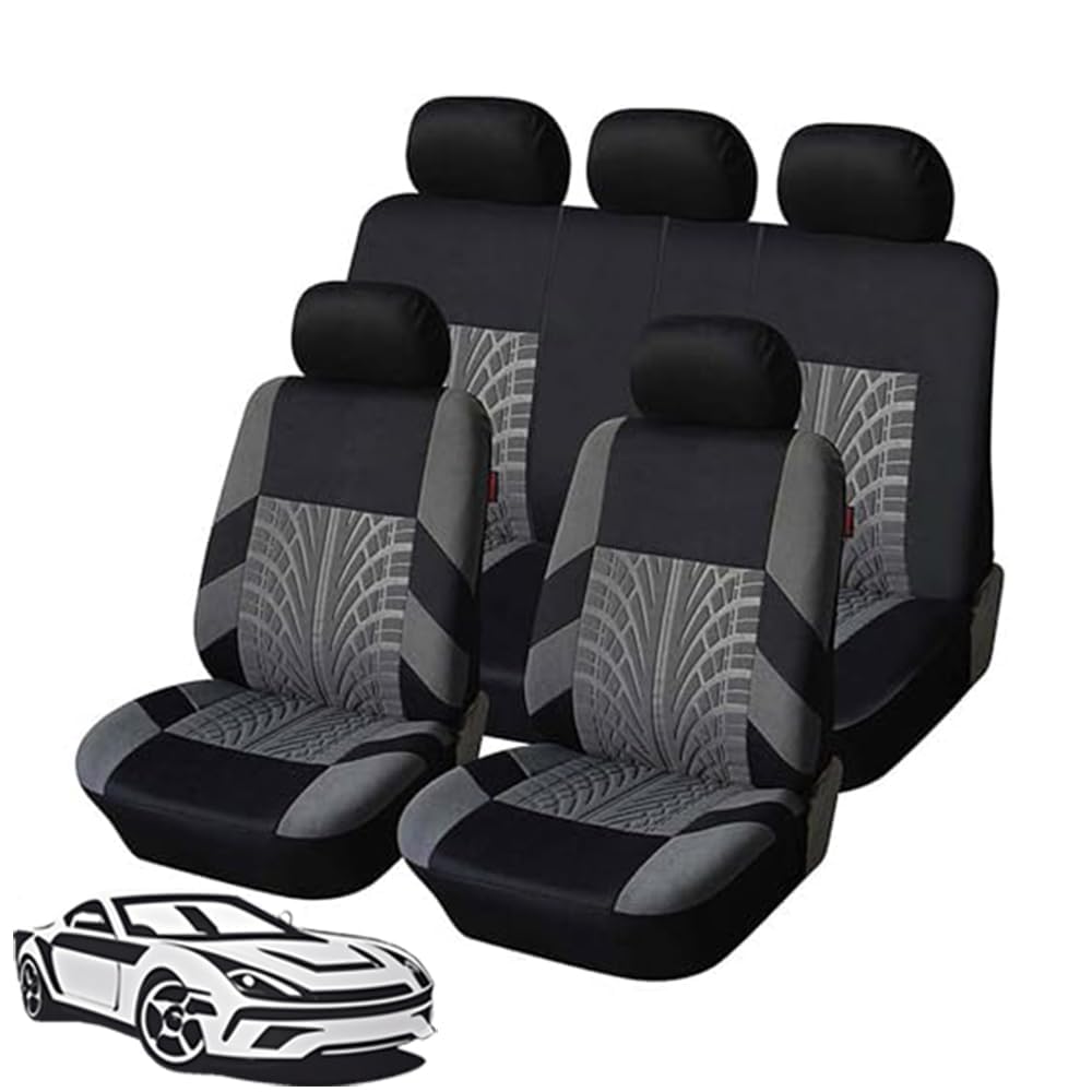 YMNBFCX Auto Sitzbezüge,für Citroen C5 Aircross 2017-2019 2020 2021 2022 2023 Sitzbezug Auto Vordersitze,Schonbezug Autositz, Atmungsaktiv Verschleißfest Bequem,C-5Seat von YMNBFCX