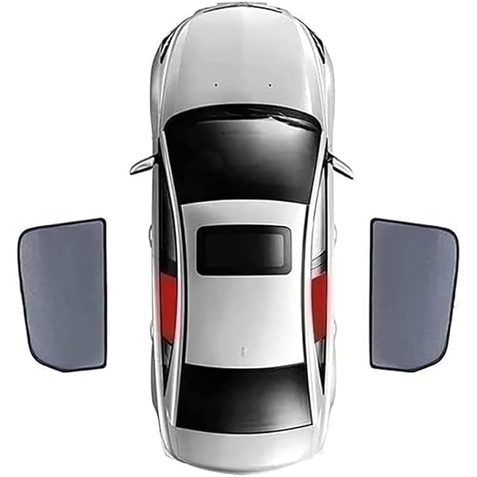 Auto Seitenfenster-Sonnenschutz für Kia Sportage QL 2016-2021, Sonnenschutz UV-Schutz Auto Seitenscheibe Sonnenblenden, Privatsphäre Schutz, B/2pcs-rear-doors von YMPWFQOD