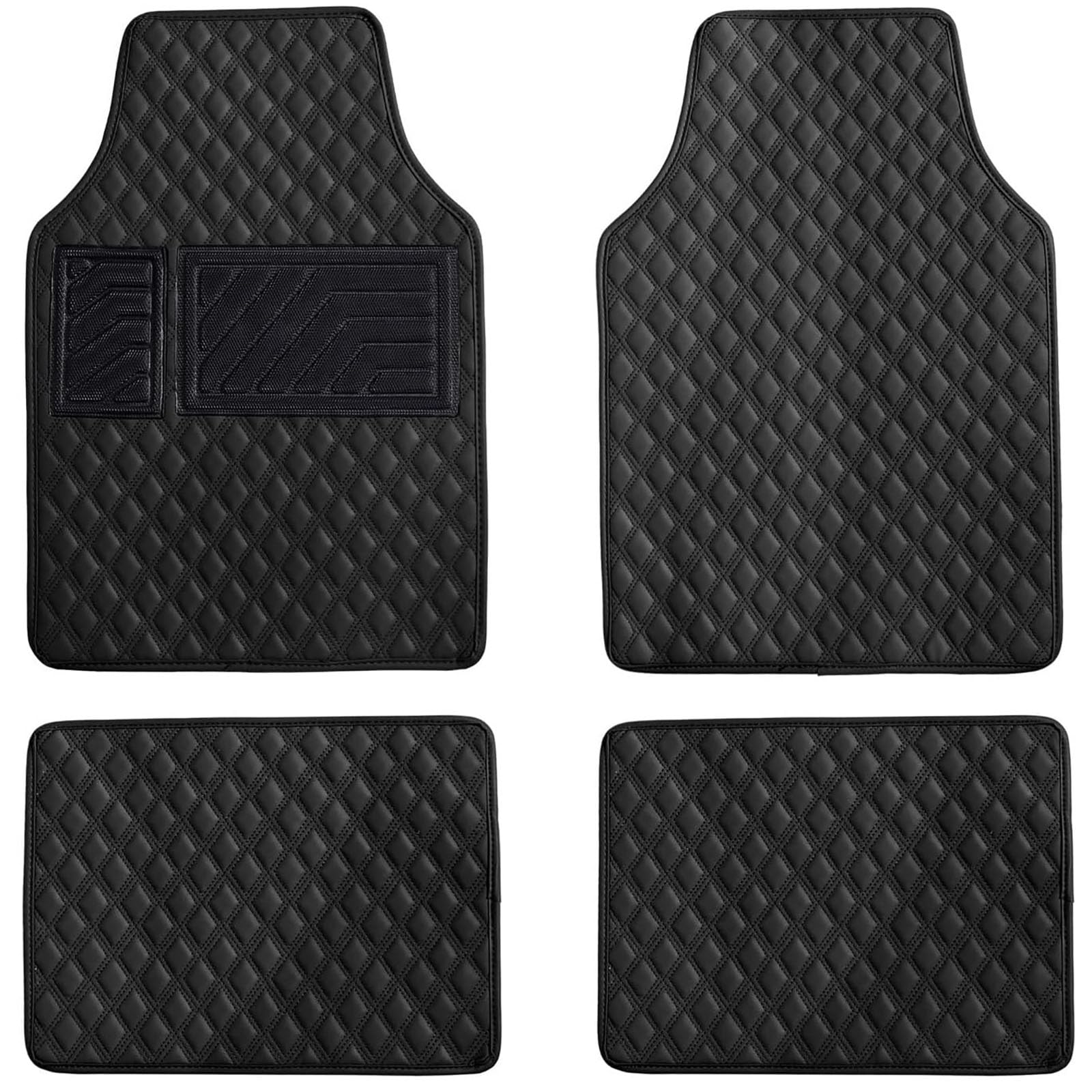 Leder Auto Fußmatten für Volvo XC90 5-Seats xc-90 2.Gen 2015-2021, Allwetter Antirutsch wasserdichte Verschleißfeste Schutzteppiche, Vorne und Hinten Automatten, Teppich Innenzubehör Leder Auto Fußmatten für Volvo XC90 5-Seats xc-90 2.Gen 2015-2021, Allwetter Antirutsch wasserdichte Verschleißfeste Schutzteppiche, Vorne und Hinten Automatten, Teppich Innenzubehör von YMPWFQOD