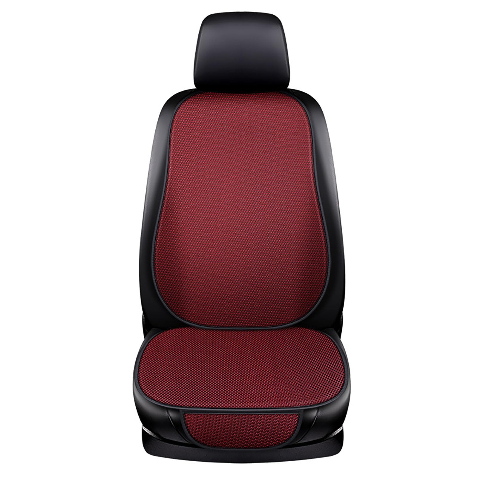 YMPWFQOD Auto Sitzbezüge für Audi A3 Cabriolet 2008-2013, Atmungsaktiv Vier Saison Autositzkissen, Autositzauflage Anti Rutsch Unterlage, Interior Zubehör, E/Red-with backrest von YMPWFQOD