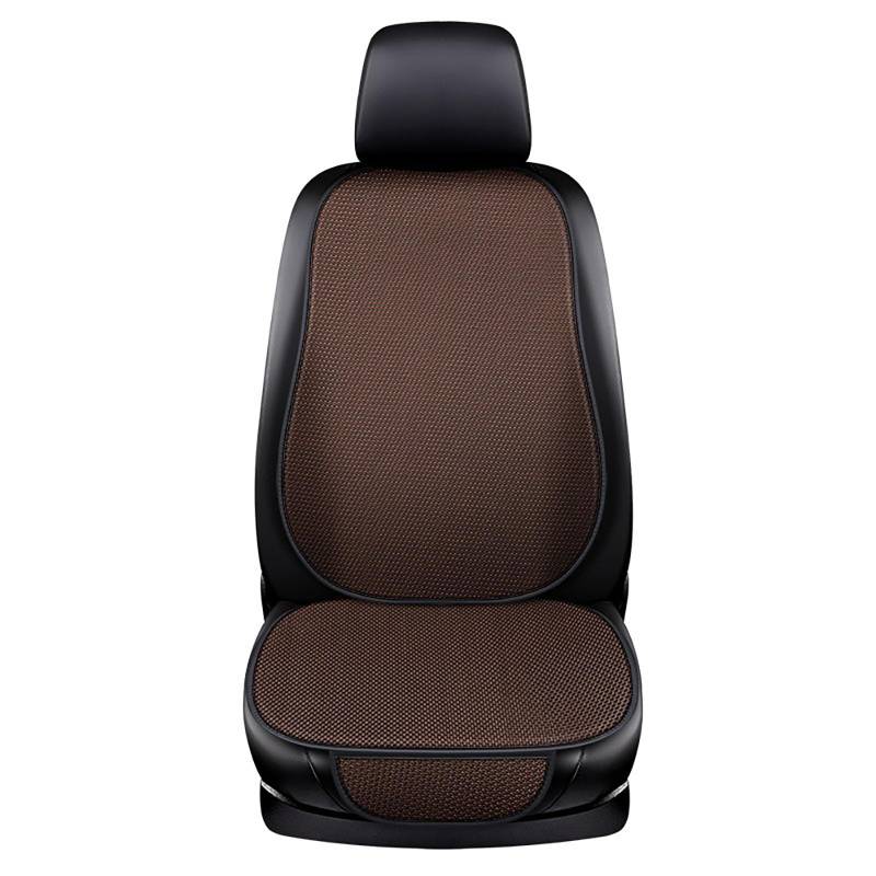 YMPWFQOD Auto Sitzbezüge für Nissan X-Trail 2007-2024, Atmungsaktiv Vier Saison Autositzkissen, Autositzauflage Anti Rutsch Unterlage, Interior Zubehör, D/Coffee-with backrest von YMPWFQOD