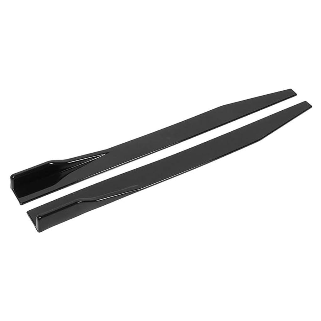 Auto Seitenschweller für BMW 3 Serise GT F34 2013-2023,Spoiler Winglet-Diffusor Splitter Kratzfest kollisionssicher Body Styling Zubehör,A1-Bright black von YMQXWZDR