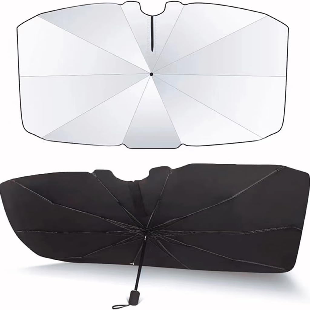 Car Windshield Sun Shade für BMW I4 G26 2021-2023,Frontscheibe Sonnenschirm Sonnenrollo UV-Schutz Sonnenschutz Kratzfest Innen Zubehör,A1-Small von YMQXWZDR