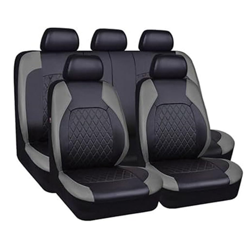 YMQXWZDR Auto Sitzbezügesets für BMW I3 2011-2023,Sitzbezug Vordersitzbezüge Schonbezug Wasserdicht Rutschfestem Sitzschoner Innenraum Zubehör,A3-gray von YMQXWZDR