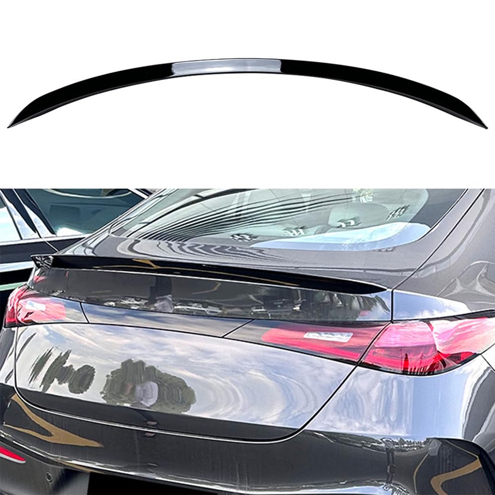 ABS Auto Heckspoiler Spoiler für Mercedes Benz GLC Coupe C254 2023 2024 Kofferraum Dachspoiler Karosserie Styling Exterieur Zubehör,Glossy Black von YMXFKY