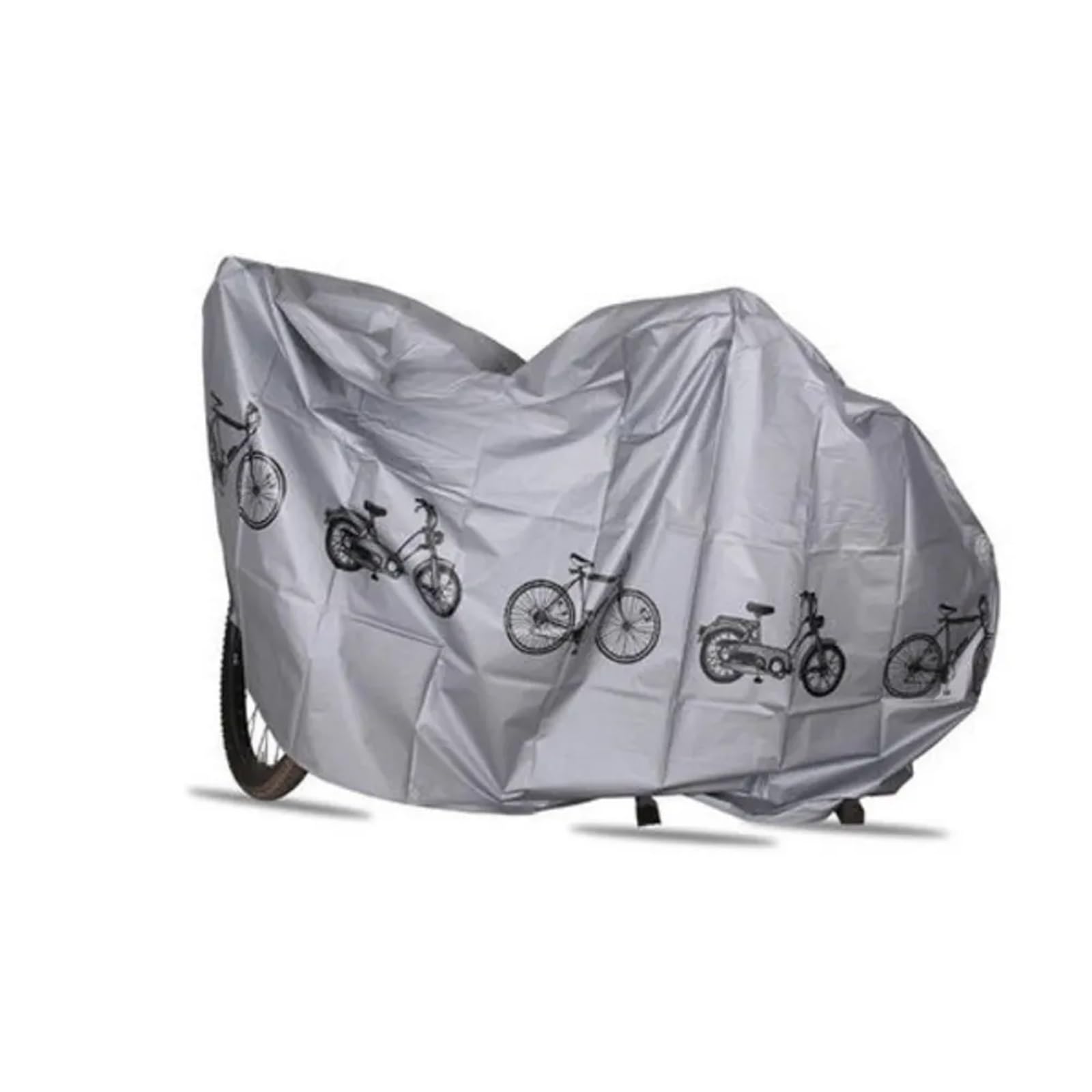Motorradabdeckung Motorrad Abdeckungen Staub Wasserdicht Outdoor Indoor Regen Schutz Abdeckung Mantel for Fahrrad Roller Zubehör Moto 343(Gray) von YMYGCC