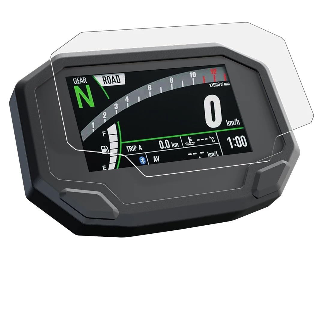 Für K&awasaki ZX10R Zubehör Motorrad Dashboard Displayschutzfolie TPU Instrumentenfolie Für ZX-10R Für Retro Teile 2021-2023 Tachoanzeigefolie für Motorrad von YMYYQW