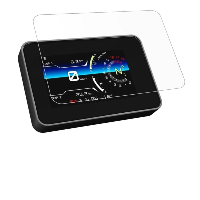 Motorrad Dashboard Screen Protector Für Y&AMAHA MT07 MT 07 Zubehör Screen Protector Instrument Film Für MT07 Teile 2023 Tachoanzeigefolie für Motorrad von YMYYQW