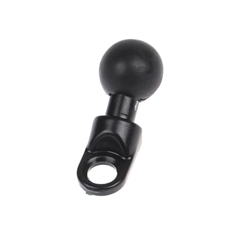 Motorrad Lenker Riser Motorrad Abgewinkelt Basis W/10mm Loch 1'' Ball Kopf Adapter Arbeit Motorrad Lenker Halterungen Clamp von YMYYQW