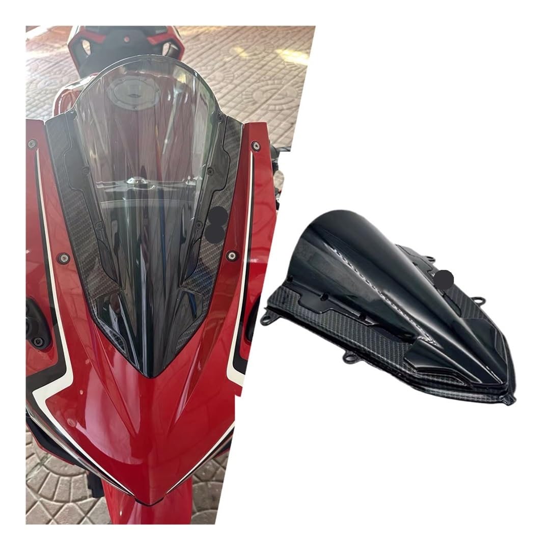 Motorrad Windschutzscheibe Für CBR400R CBR500R 2019 2020 2021 2022 2023 Motorrad Sport Windschutzscheibe Wind Bildschirm Grau von YMYYQW