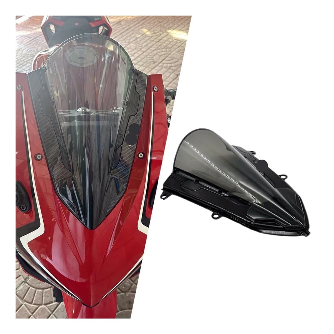 Motorrad Windschutzscheibe Für CBR400R CBR500R 2019 2020 2021 2022 2023 Motorrad Sport Windschutzscheibe Wind Bildschirm Grau von YMYYQW