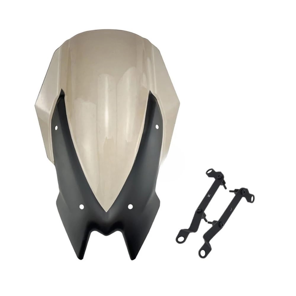 Motorrad Windschutzscheibe Für K&awasaki Z900 Z650 Motorradzubehör Front Acryl Windschutzscheibe Windschutz Deflektor Kit 2020-2023 von YMYYQW