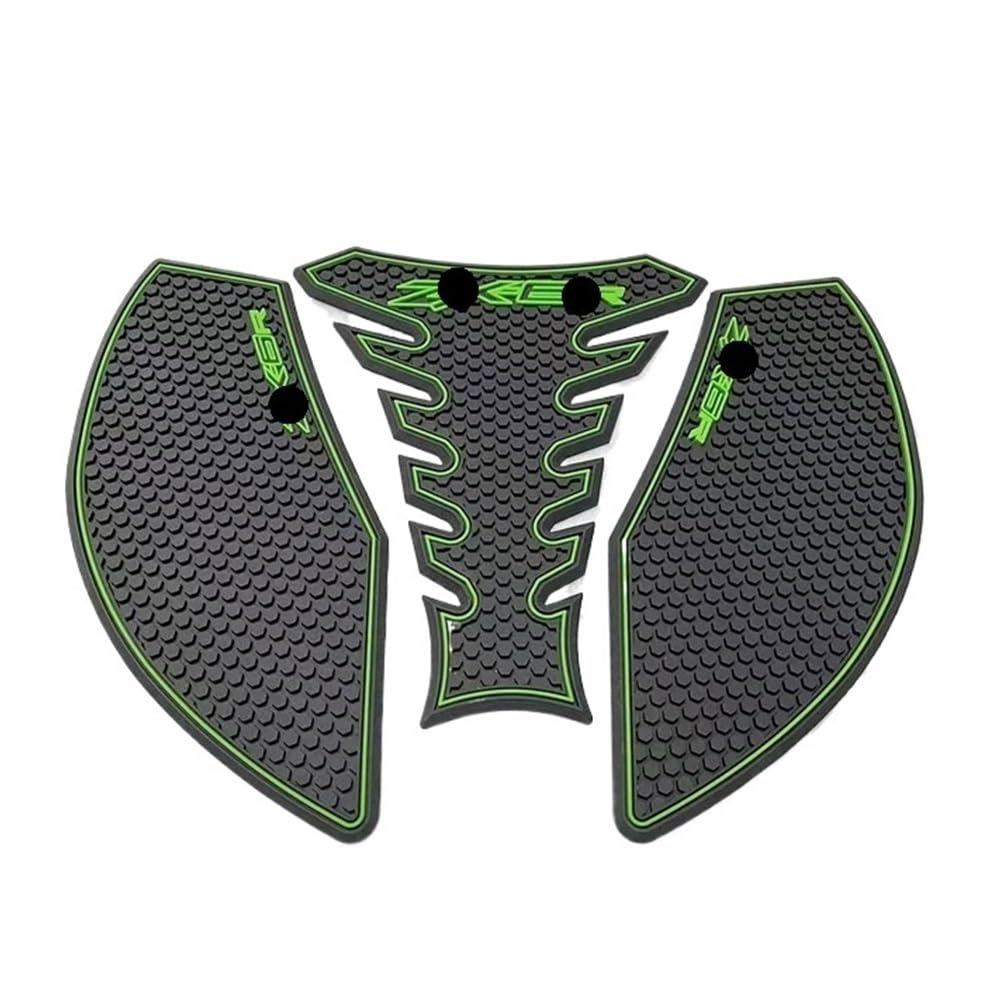 Motorradtankpad Für K&awasaki Für Ninja ZX-6R 2024 2019-2023 Motorrad Kraftstofftank Anti-Rutsch-Pad Schlepptau Matte Anti-Rutsch-Aufkleber von YMYYQW