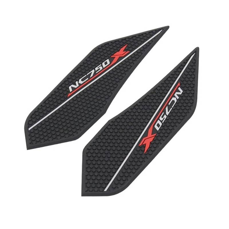 Motorradtankpad Für NC700X NC750X NC700 NC750 2013-2020 Motorrad Kraftstoff Tank Schutz Pad Aufkleber Seite Gas Knie Grip Protector von YMYYQW