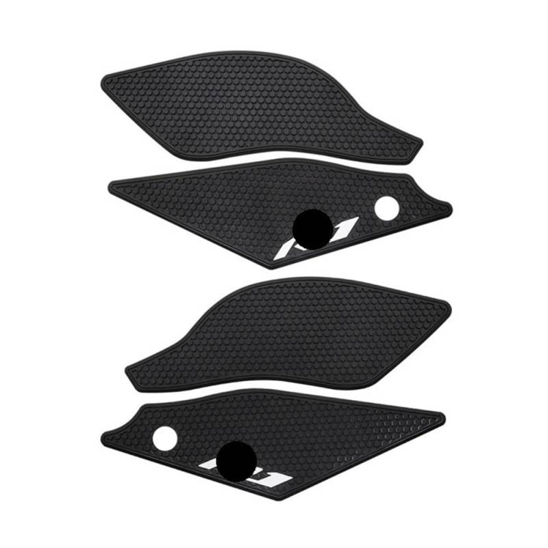 Motorradtankpad Für YZF Für R1 Für R1M Für YZFR1 2020-2021 Motorrad rutschfeste Seiten-Kraftstofftank-Aufkleber-Pad Gummiaufkleber-Tankpad von YMYYQW