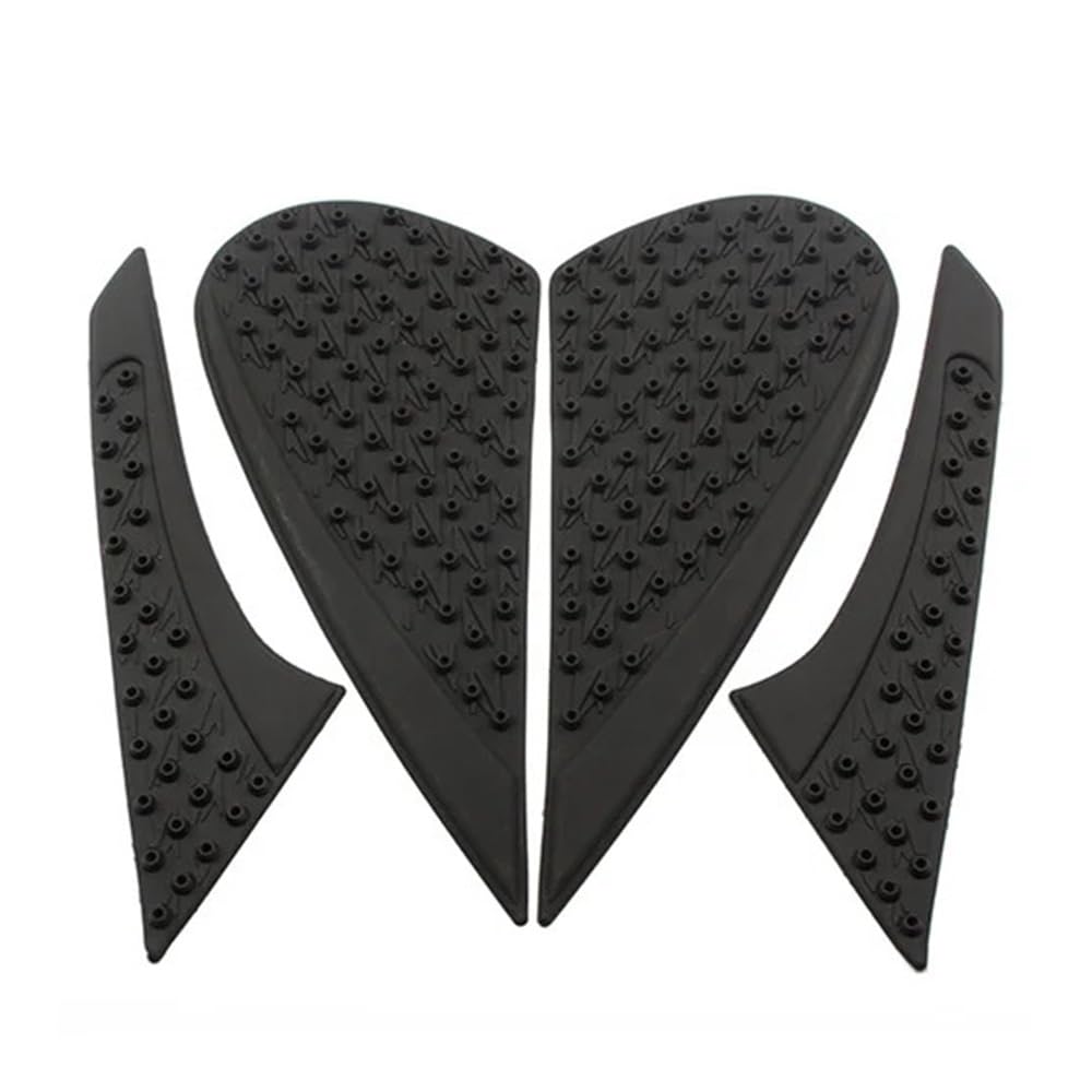 Motorradtankpad Motorrad Kraftstoff Tank Aufkleber Gas Pad Gummi Seite Knie Grip Protector Decals Universal für K&awasaki Z125 Z650 Z750 Z900 Z1000 von YMYYQW