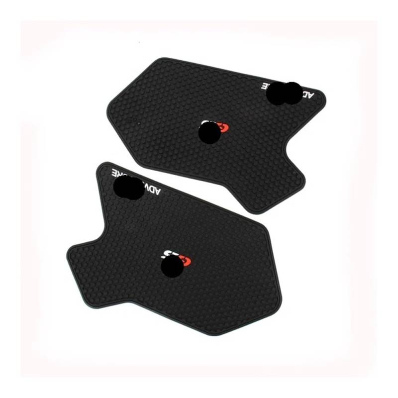 Motorradtankpad Seitliches Kraftstofftankpolster für Motorrad, für R1200GS ADV R1250GS für Abenteuer Gummiaufkleber, Seitenpolster 2013–2019 von YMYYQW