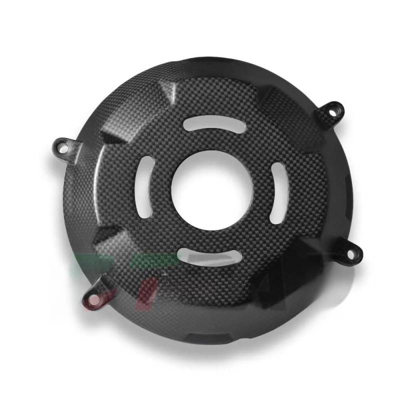 Stator Motorabdeckung Für D&ucati Für Panigale V4 S/R 2025 Motorrad Motor Linke Seite Stator Abdeckung Kurbelgehäuse Schutzhülle Carbon Faser Zubehör von YMYYQW