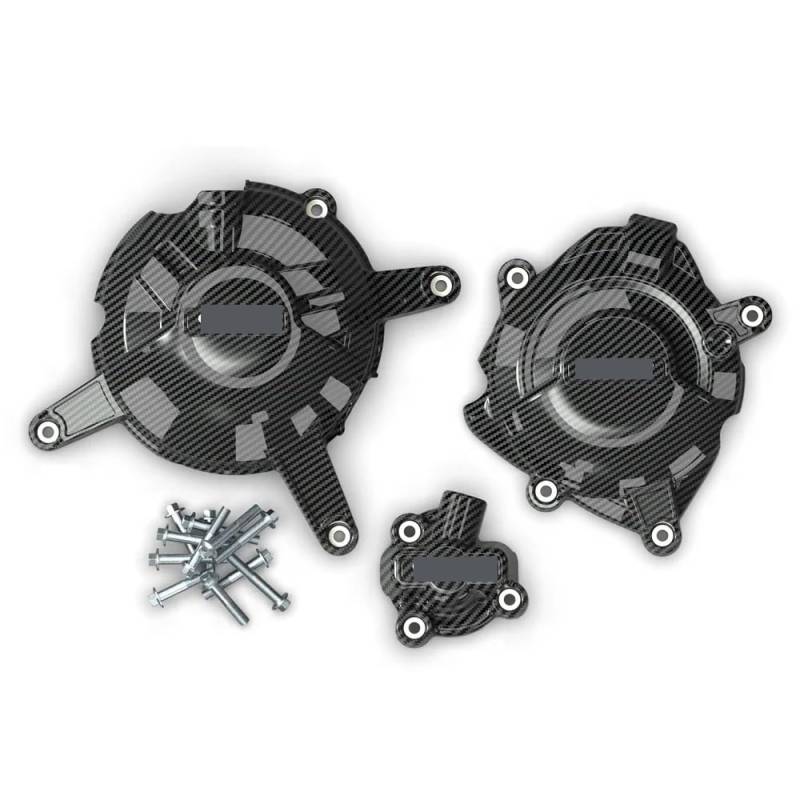 Stator Motorabdeckung Motorrad Motor Lichtmaschine Kupplung Schutz Abdeckung Zubehör Für Y&AMAHA R3 MT-03 2016-2022 R25 2014-2017 R125 2014 von YMYYQW