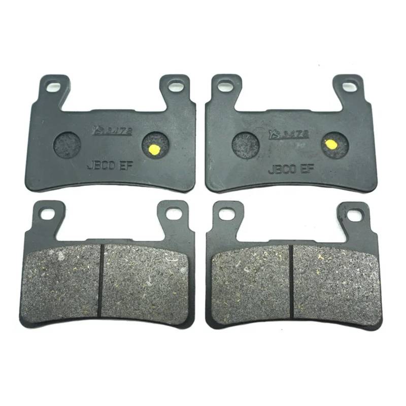 Motorrad Vorne Hinten Bremsbeläge for CB400 Super Four 2004-2022 CB400A ABS 2018-2022 ABS E Paket 14-15 CB 400 400A 400AD(2 X Front Brake Pads) von YMZTDDE