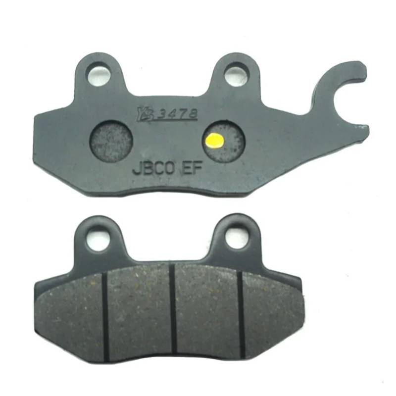 Motorrad Vorne Hinten Bremsbeläge for MZ SM125 2002 2003 2004 2005 SM 125(Front Brake Pads) von YMZTDDE