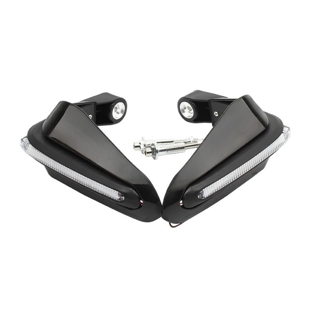 Lenker Handschutz LED-Licht-Handschützer-Abdeckung Für Die Meisten Lenker Mit 15 Mm Durchmesser, Motorrad-Handschutz, Griffschutz Lenker Handschutz LED-Licht-Handschützer-Abdeckung Für Die Meisten Lenker Mit 15 Mm Durchmesser, Motorrad-Handschutz, Griffschutz von YNGHWU