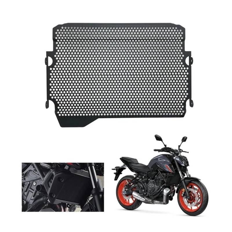 Motorrad Kühlerschutz Motorrad Schutz Wassertank Kühler Schutz Kühlergrill Wache Abdeckung Für Yam&aha MT07 MT-07 MT 07 FZ-07 FZ07 2018-2023 von YNGHWU