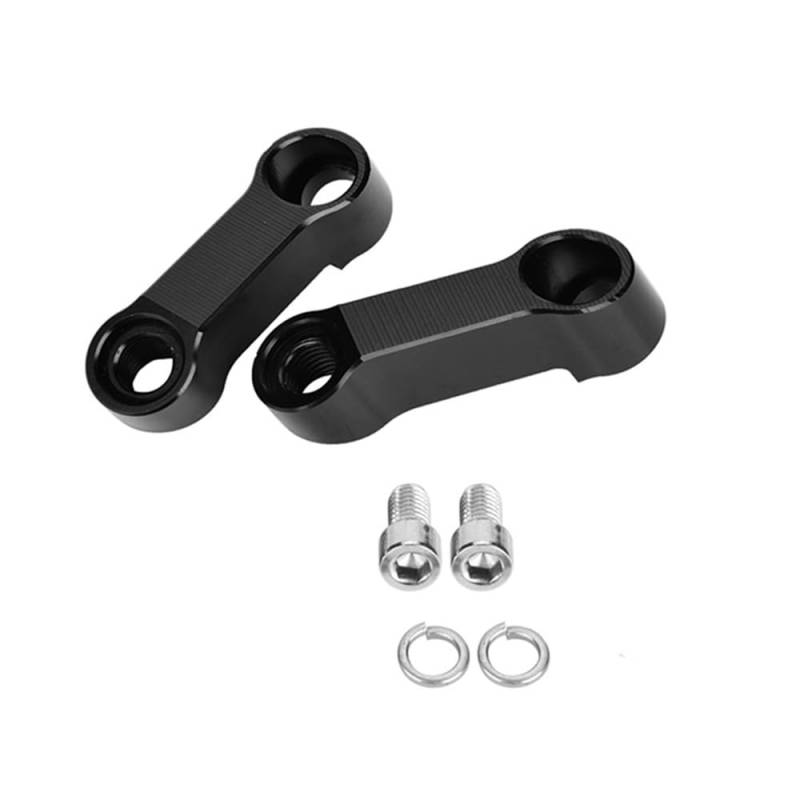 Motorrad Lenker Riser 8 MM Motorrad Rückspiegel Verlängerung Riser Verlängern Adapter Spiegel Extender Adapter Riser Liefert Rückansicht Basis Spiegel von YNGHWU