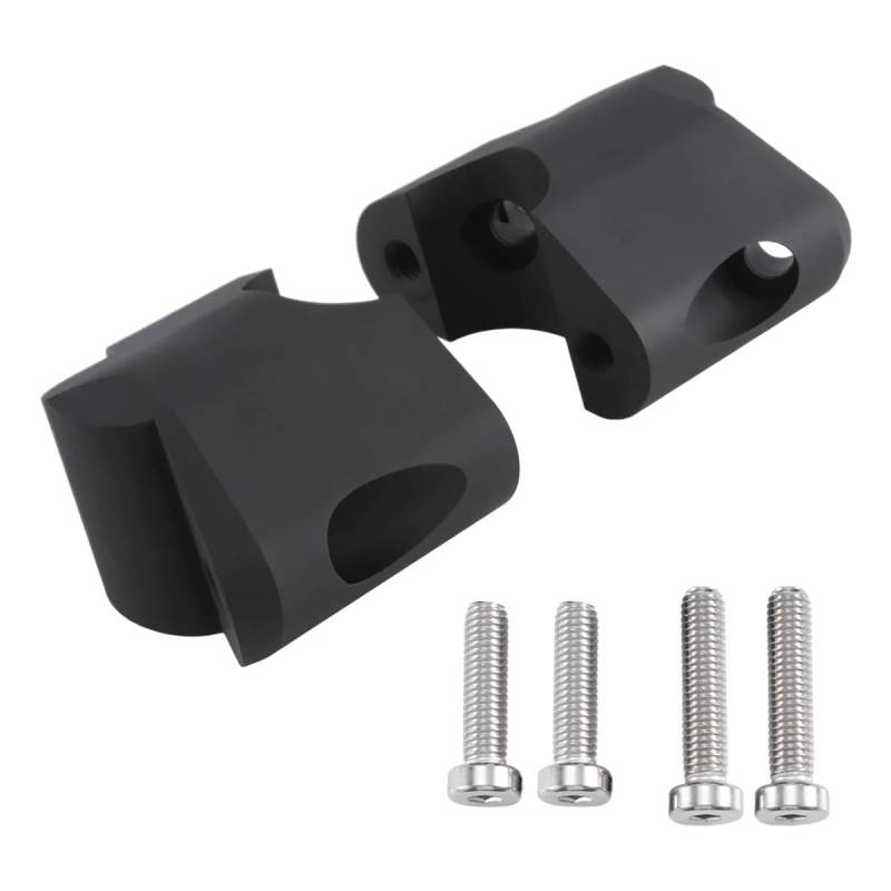 Motorrad Lenker Riser Motorrad Lenker Riser Drag Griff Bar Clamp Verlängern Adapter Riser Mit Klemme Für Du&Cati Für Multistrada V4 von YNGHWU