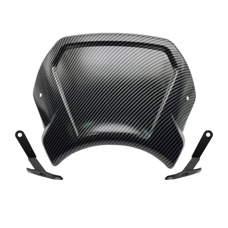 Windschutzscheiben Spoiler Motorrad Windschutzscheibe Windschutzscheibe Windabweiser Für CB125R CB300R CB650R 2018-2023 Motorrad Windschutzscheibe Motorrad von YNGHWU