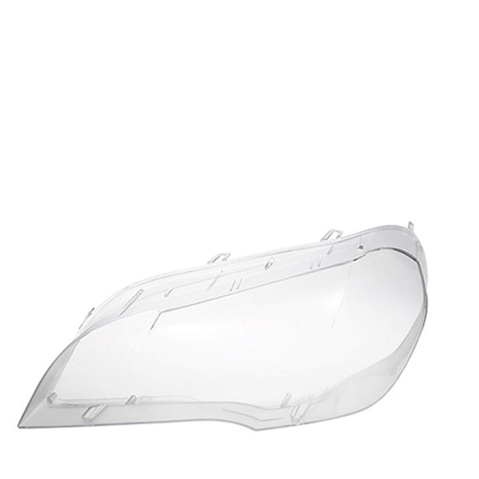 Auto Klar Scheinwerfer Objektivabdeckung Ersatz Scheinwerfer-Kopf-Licht-Lampen-Shell-Abdeckung für-BMW X5 E70 2008-2013 Scheinwerferglas (Color : For left) von YOBAIH