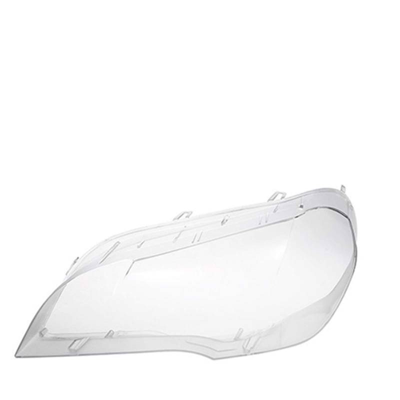 Auto Klar Scheinwerfer Objektivabdeckung Ersatz Scheinwerfer-Kopf-Licht-Lampen-Shell-Abdeckung für-BMW X5 E70 2008-2013 Scheinwerferglas (Color : For left) von YOBAIH