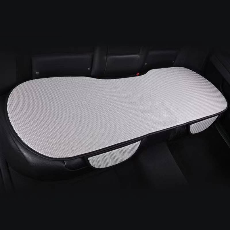 Non-slip Car Seat Pad for Summer Breathable and Refreshing, Breathable & Anti-Slip Cotton Car Seat Covers for Summer Heat, Universal Bottom Seat Covers for Cars of Front Seats (Gray,Rear Seat) von YODAOLI