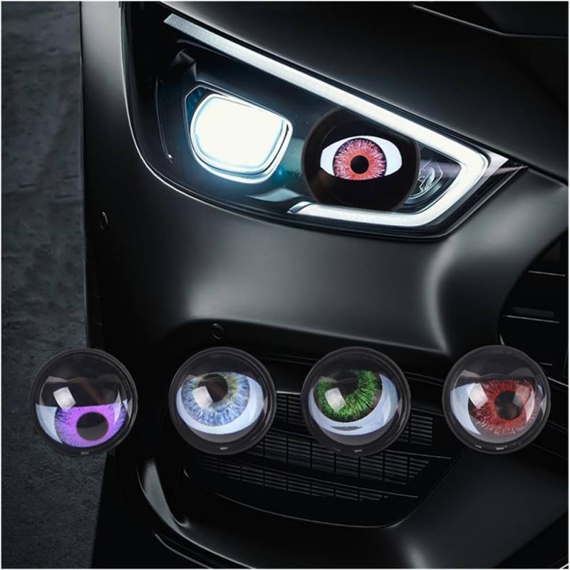 YODAOLI Third Generation Dynamic Big Eye Lights Can Be Installed on Fog Lights 20-mode (Included Lens(Recommended For Cars)) von YODAOLI