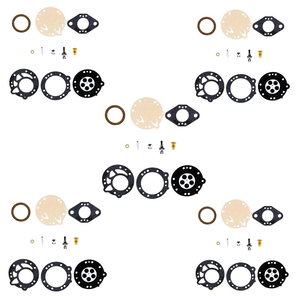 Yingshop Vergaser-Umbausatz, kompatibel mit Tillotson RK-88HL Homelite C5 C51 C52 C7 C71 C72 C9 C91 1050E 1130G Super WIZ XP1050E XP1130 XP1020 XP1050 XP111 30 ZIP HL-108A, HL-112A, HL-112B, HL-117A von YOFMOO