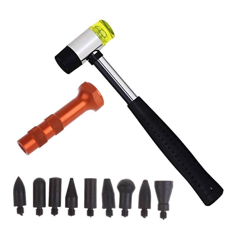 YOGOTEU Auto-Entferner Blech Reparatur Werkzeug Kits Entfernung Tap Down Tools Gummi Hammer Fix von YOGOTEU