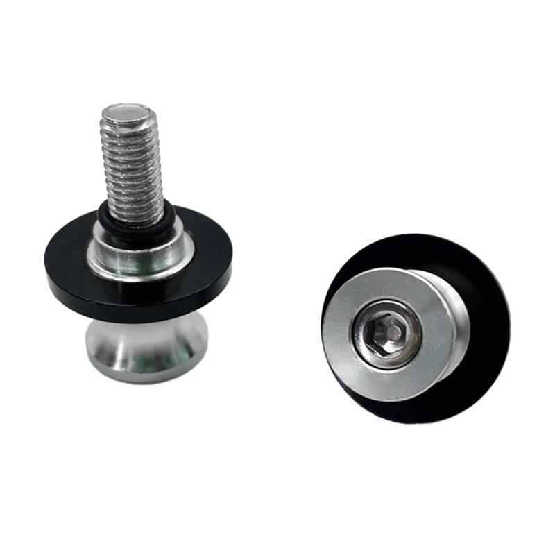 YOGOTEU Motorrad-Schwingenschieber, Spulen, 6 mm, 8 mm, 10 mm, Schwingenständer, Schraube für die meisten Modellmodifikationen, 2 Stück von YOGOTEU