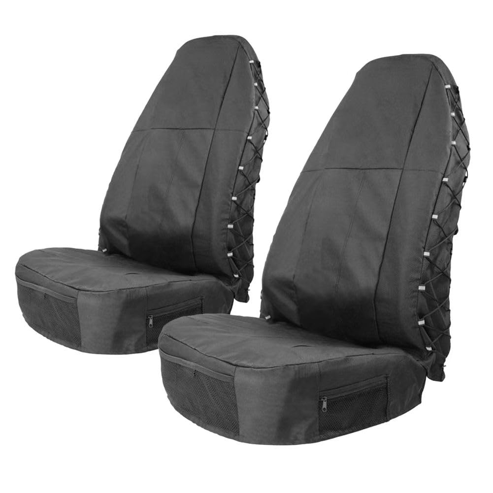 YOINT Universal Autositzschoner Vordersitz für KIA Rio 2006-2025, Sitzbezüge Auto Wasserdicht Autositzbezüge with Multi-Pockets,A/2 pcs von YOINT