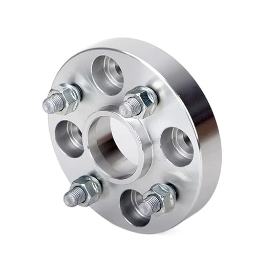 Spurverbreiterung 2/4 Stücke 15/20/25/30 mm PCD 4x100 CB 56,1 mm Rad Spacer -Adapter Spurplatten (Color : 2PCS 30mm Silver) von YOIQI