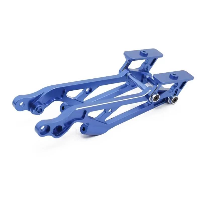 YONMFRDS RC Autoteile Für Arrma 6S Für Kraton Für Typhon Für Talion Für Senton Für Outcast Für Notorious 1/8 Metall-Heckflügelhalterungssatz RC-Auto-Upgrade-Teile(Blue) von YONMFRDS