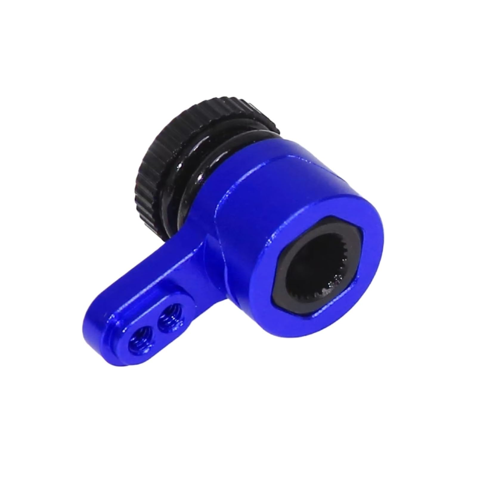 YONMFRDS RC Autoteile Für Arrma Für Granite Für Grom Für Typhon Für Losi Für Mini Für LMT 1/18 RC Auto Upgrade Teile Zubehör Metall Servo Arm Servo Saver Set(Blue) von YONMFRDS