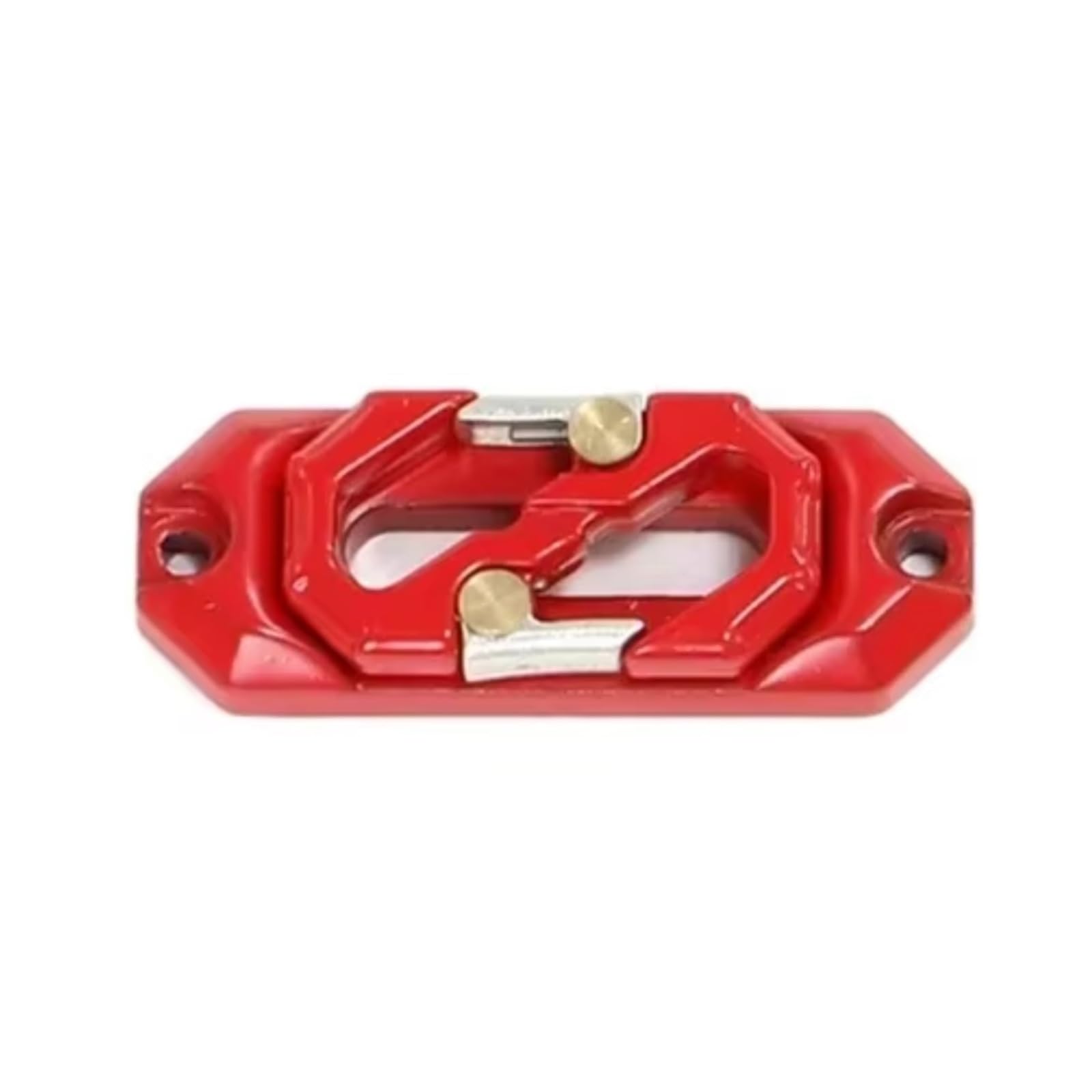 YONMFRDS RC Autoteile Für Axial Für SCX10 Für Traxxas Für TRX4 1/10 Magnet Winde Seilführung Hawse Seilführung Schutz Und Anhänger Haken RC Auto Upgrade Teile Zubehör(Red) von YONMFRDS