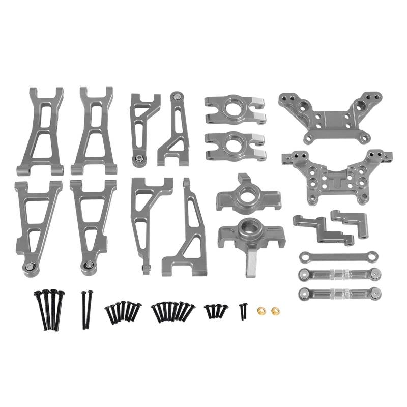 YONMFRDS RC Autoteile Für HBX 16889 16889A 16890 SG1601 SG1602 1/16 RC Metall Upgrade DIY Teile Für Fernbedienung Fahrzeuge Set Geändert Zubehör(Titanium) von YONMFRDS