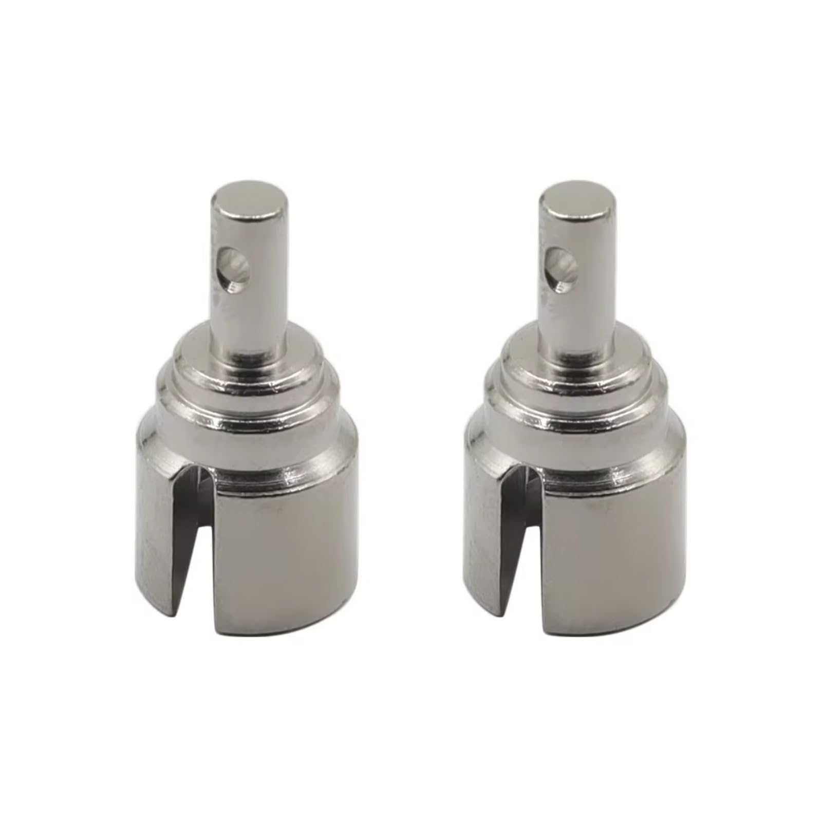 YONMFRDS RC Autoteile Für MJX Für 16208 14209 14210 14301 16421 1/14 2 Pcs Differential Dog Bone Cups Geeignet RC Volle Serie Für Universal Teile Zubehör(Silver) von YONMFRDS