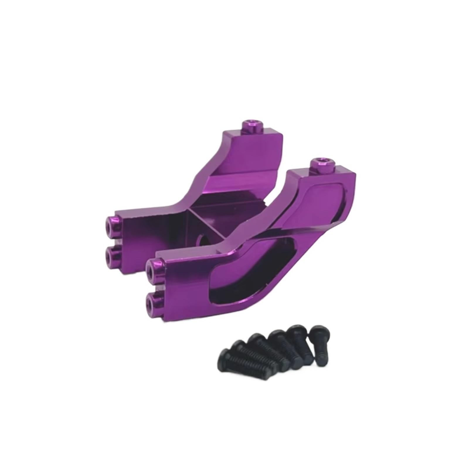 YONMFRDS RC Autoteile Für MJX Für Hyper Go 14209 14210 1/14 Metall Heckflügel Halterung Halter RC Auto Upgrade Teile Zubehör Ersatz Teile(Purple) von YONMFRDS