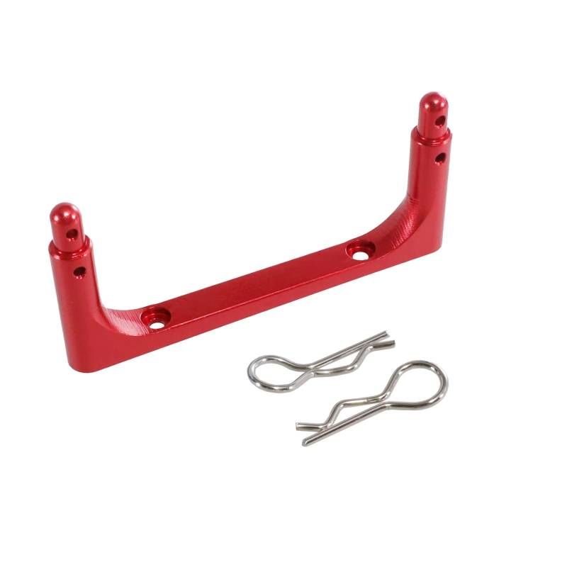 YONMFRDS RC Autoteile Für MJX Für Hyper Go 14301 14302 14303 1/14 RC Auto Metall Front Shell Säule Körper Feste Säule Verbesserte Teile Und Zubehör(Red) von YONMFRDS