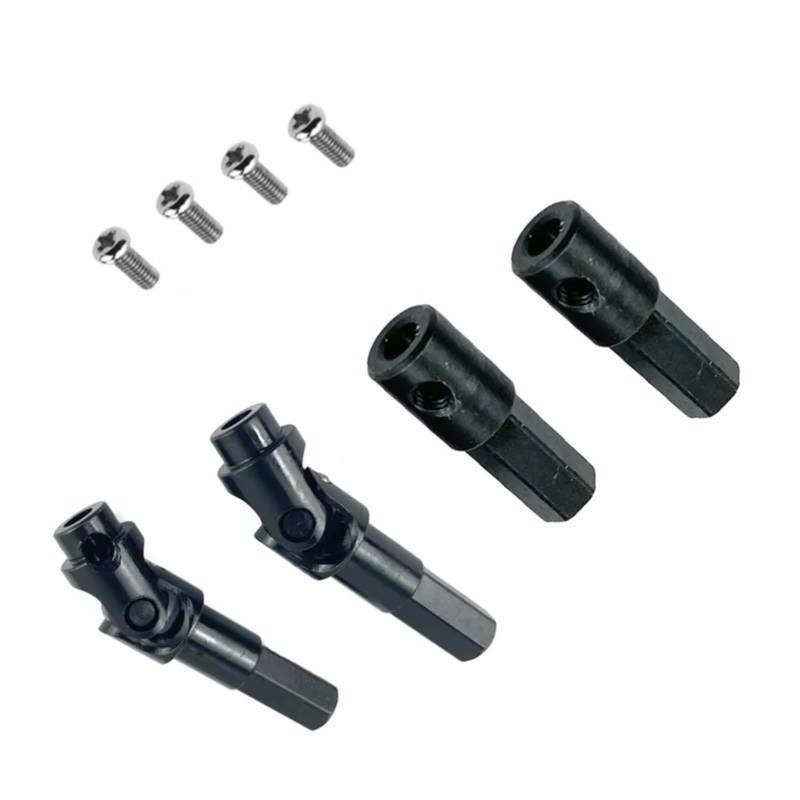 YONMFRDS RC Autoteile Für MN Für D90 Für MN99S, 4 Stück Metall Vorderachse Antriebswelle Hinterachse Welle RC Auto Upgrade Teile Ersatzzubehör von YONMFRDS